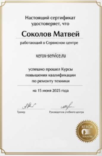 Сертификат